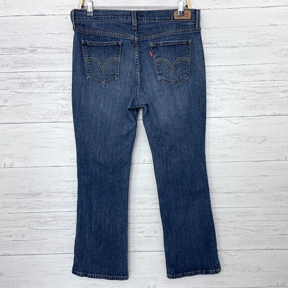 Levi's 515 Women's Jeans Boot Cut Medium Wash size 10S length 29" - Picture 3 of 9